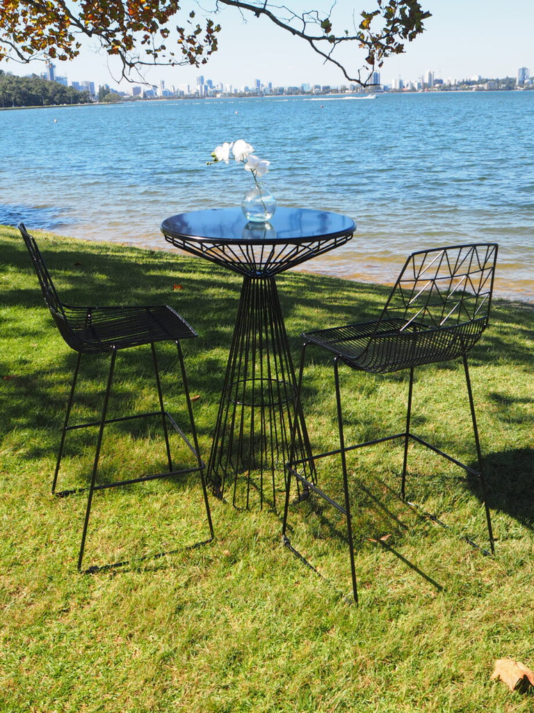 Black Arrow Bar Stool MainEventHire