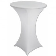 Bar table with White lycra cover