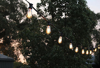 25m Vintage Festoon Lighting